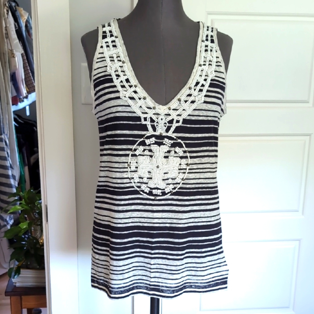 Tory Burch Linen BrylynTop